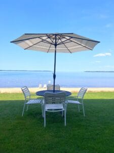 Chairs and Umbrellas