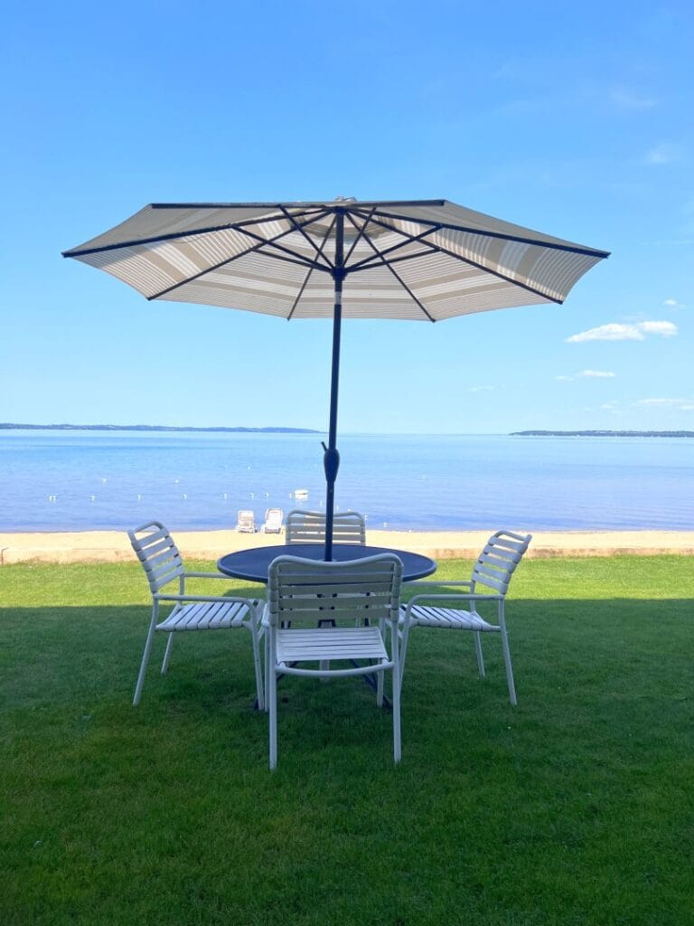 Chairs and Umbrellas